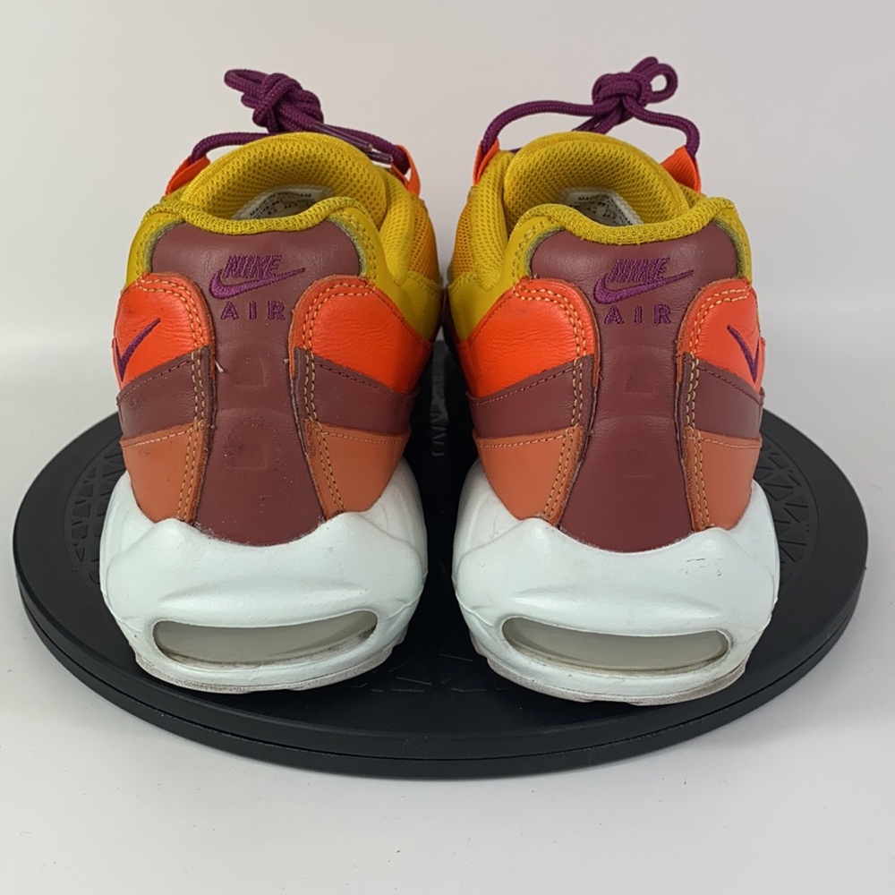 Nike Air Max 95 ‘Nike By You’ Yellow/Orange/White CW2188-991 Men’s Size 10.5 - Picture 6 of 12